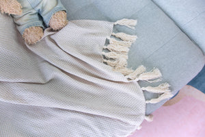 Woven Throw (Cream)