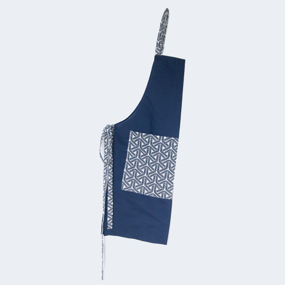 Indigo Pocket Pattern Apron