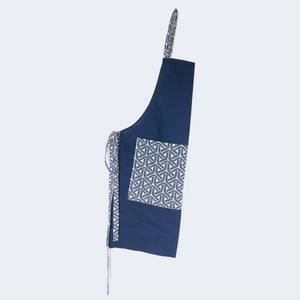 Indigo Pocket Pattern Apron