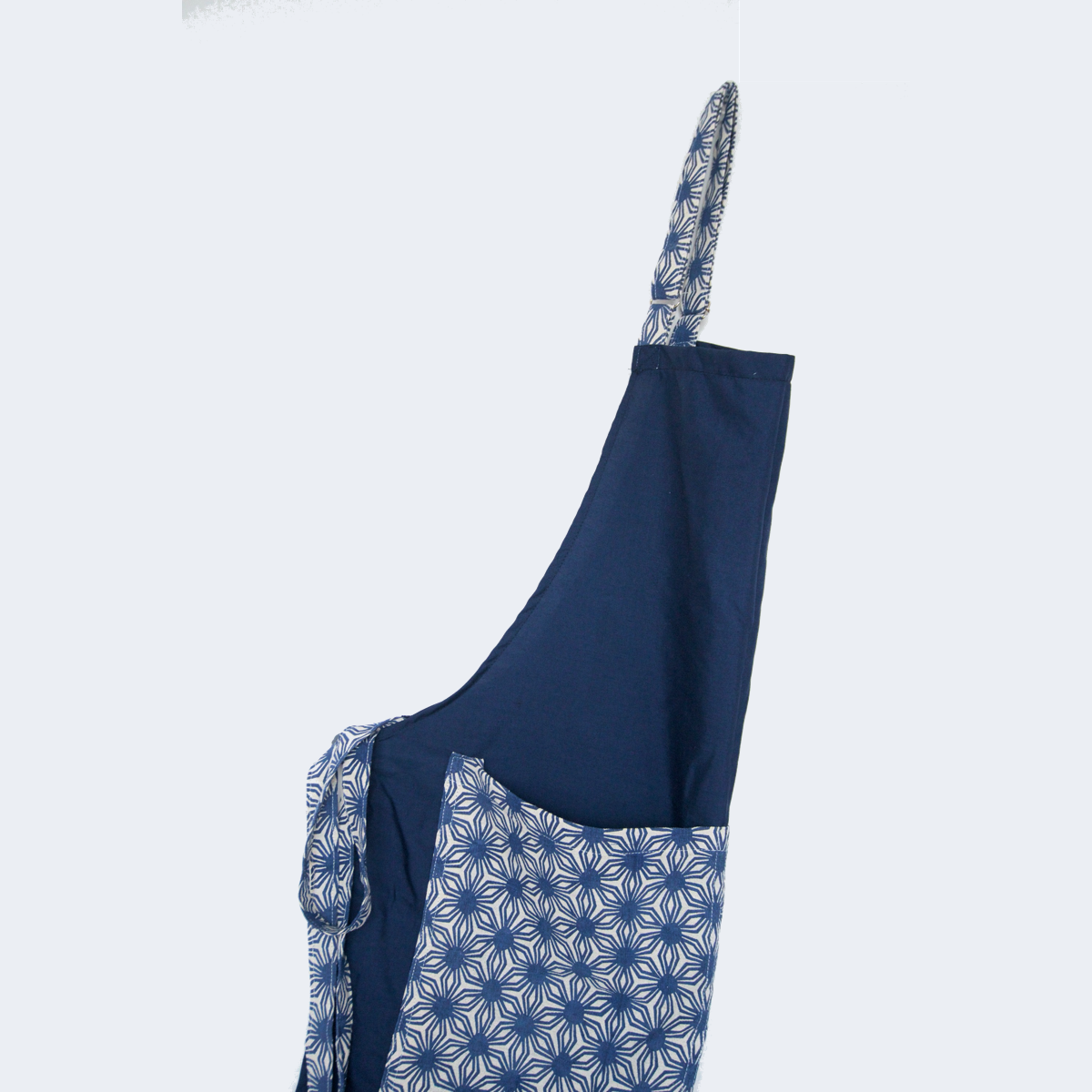 Indigo Pocket Pattern Apron