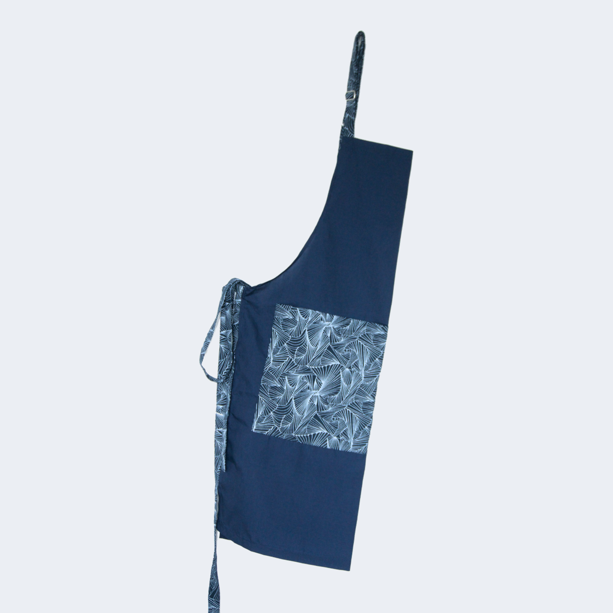 Indigo Pocket Pattern Apron